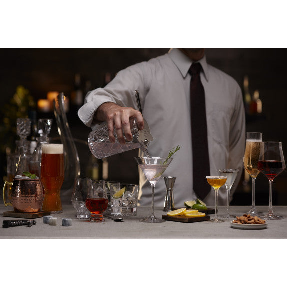 BRILLIANT DEGUSTATION TALL STEMMED SHOT GLASSES, SET OF 4 ASSORTED