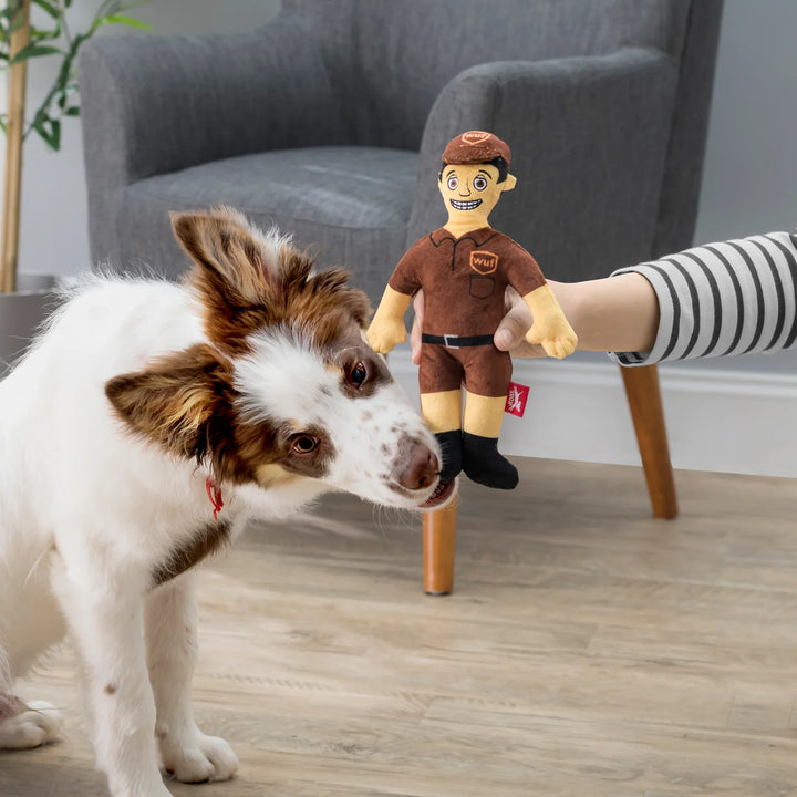 KIKKERLAND WUF SQUEEKY FLUSH TOY