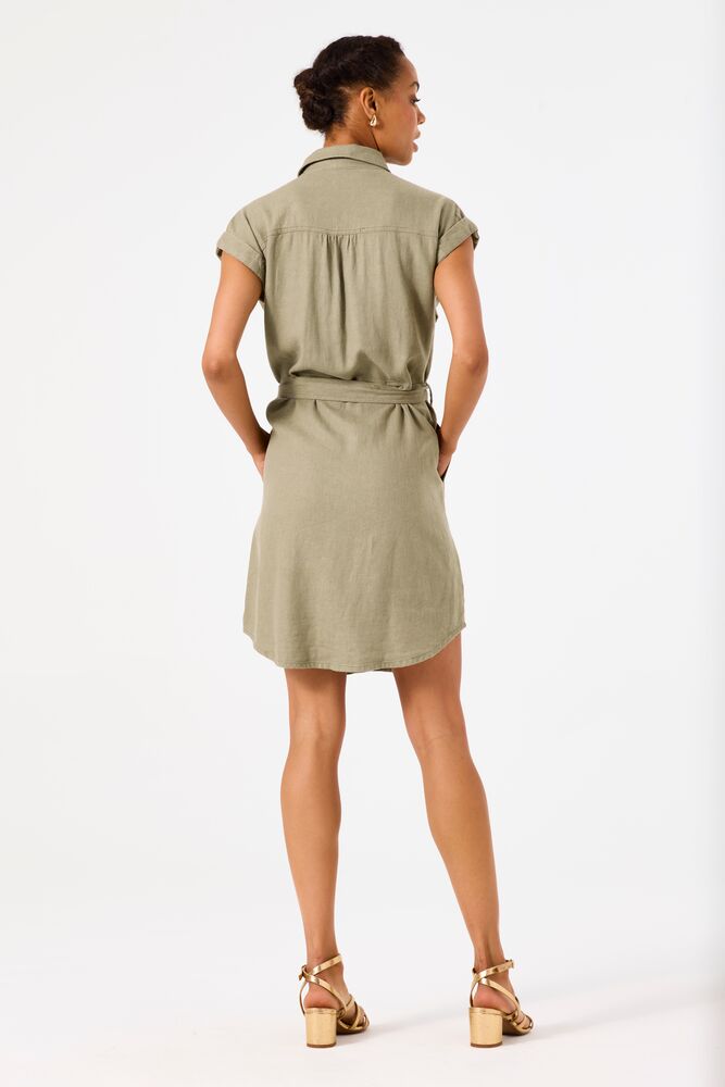 OLIVE GREEN DRESS