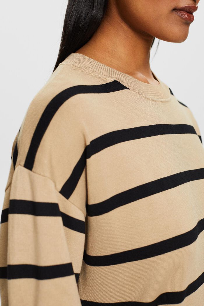 OVERSIZED STRIPED KNIT DRESS