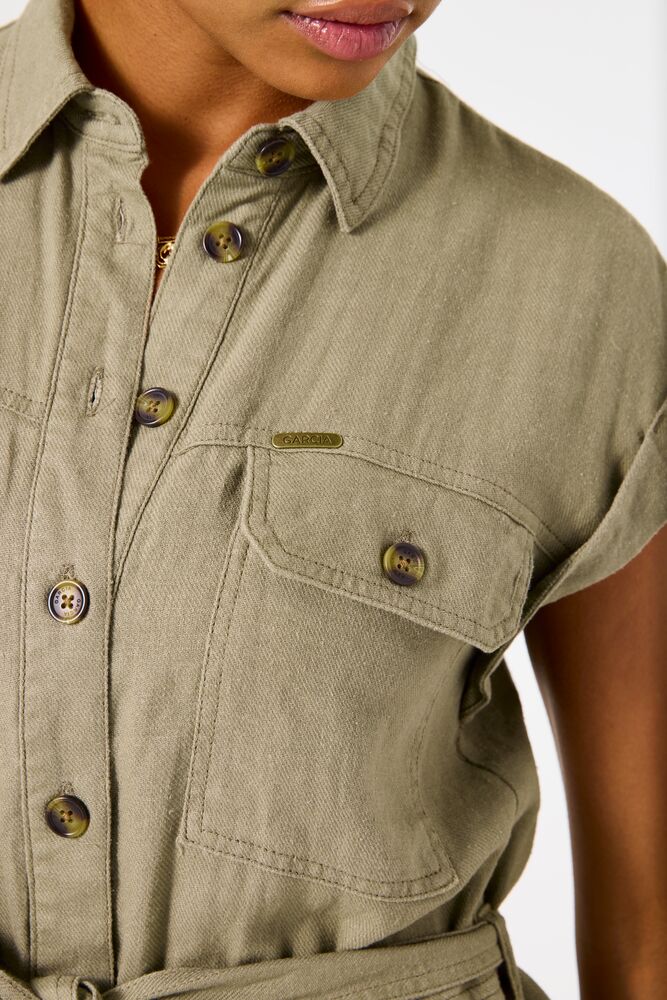 OLIVE GREEN DRESS