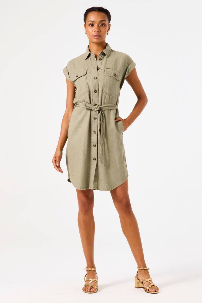 OLIVE GREEN DRESS
