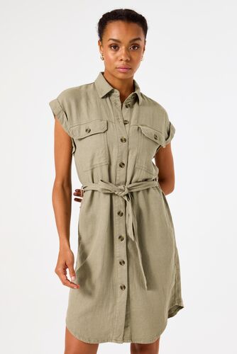 OLIVE GREEN DRESS