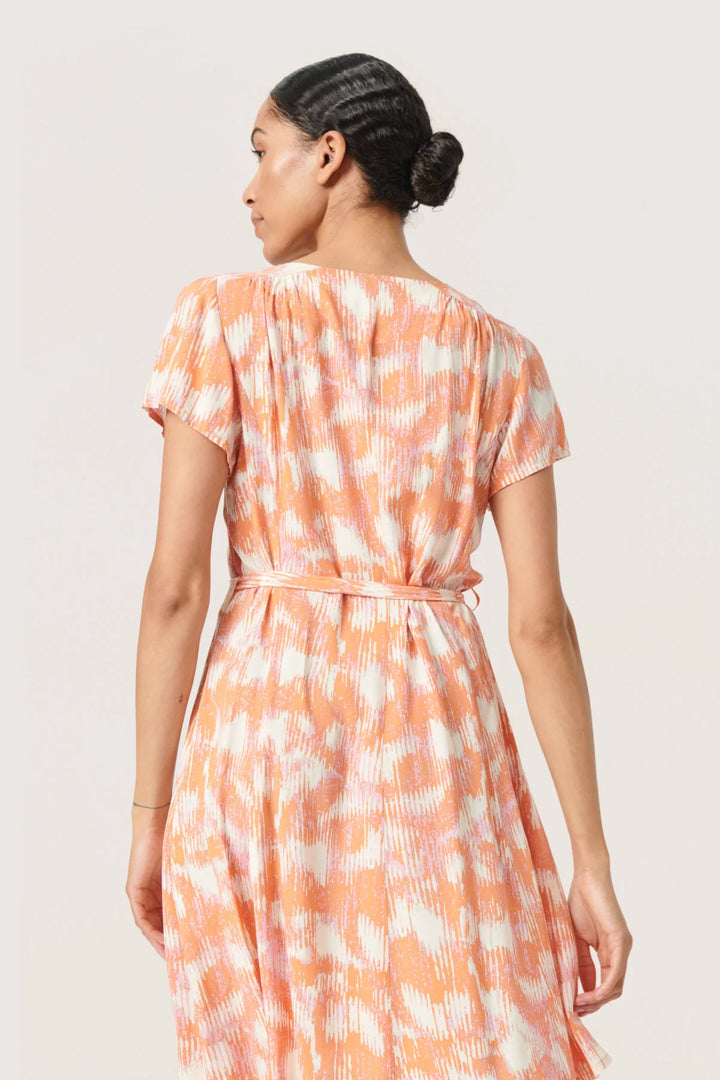 SLDUSINE SHORT DRESS "Tangerine"