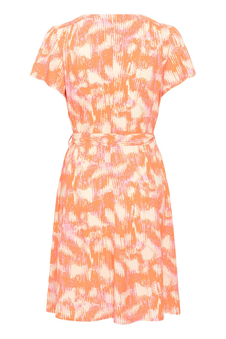SLDUSINE SHORT DRESS "Tangerine"