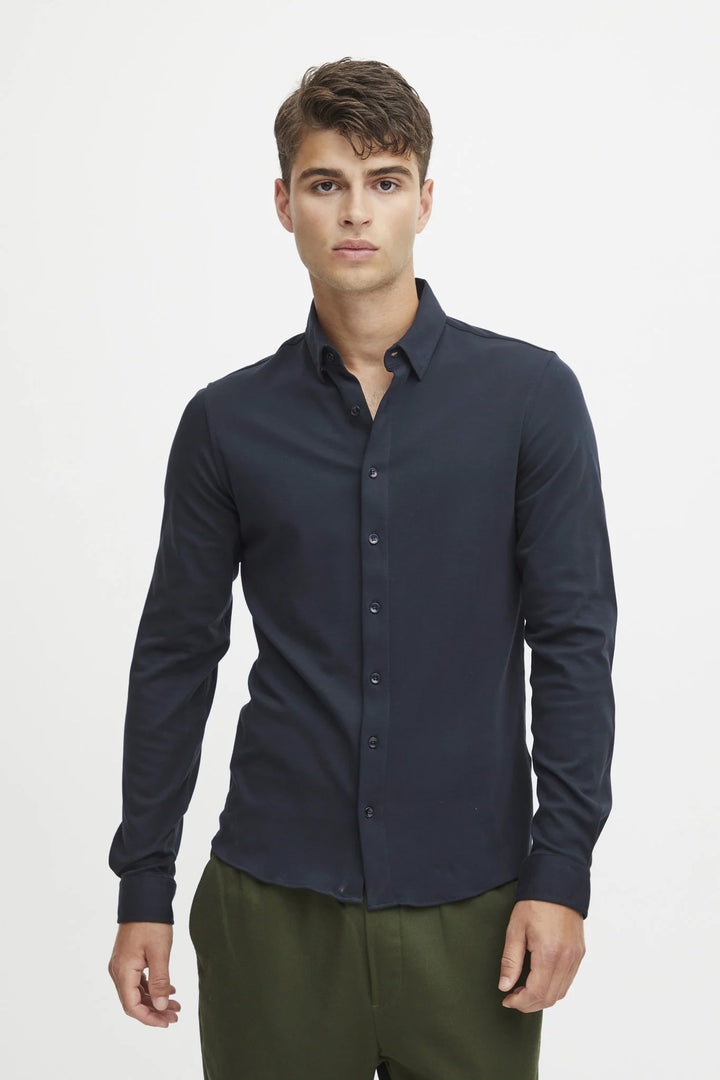 Casual Friday Arthur LS Shirt - Dark Navy