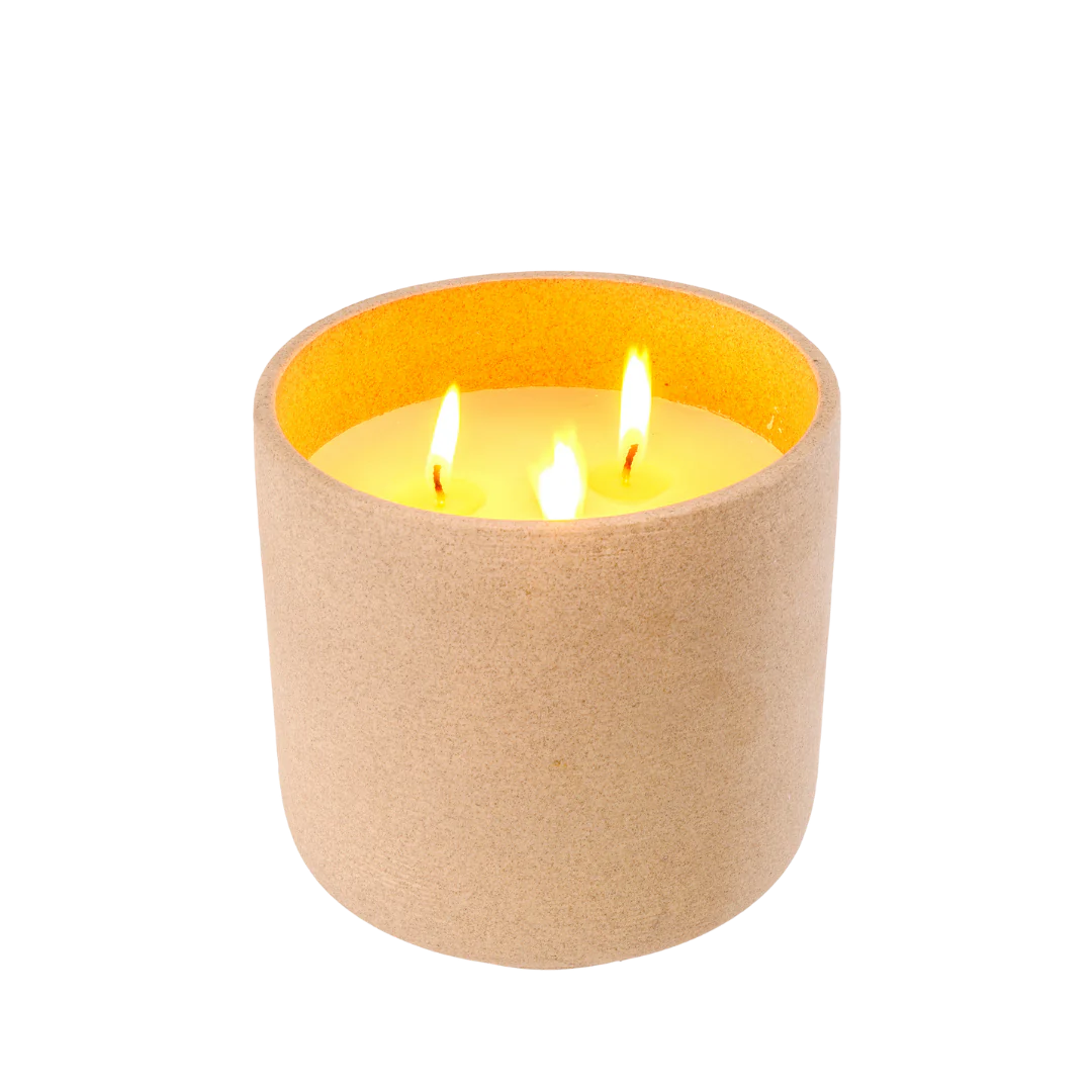 LARGE ELEMENTAL CANDLE "EUCALYPTUS & AMBER"