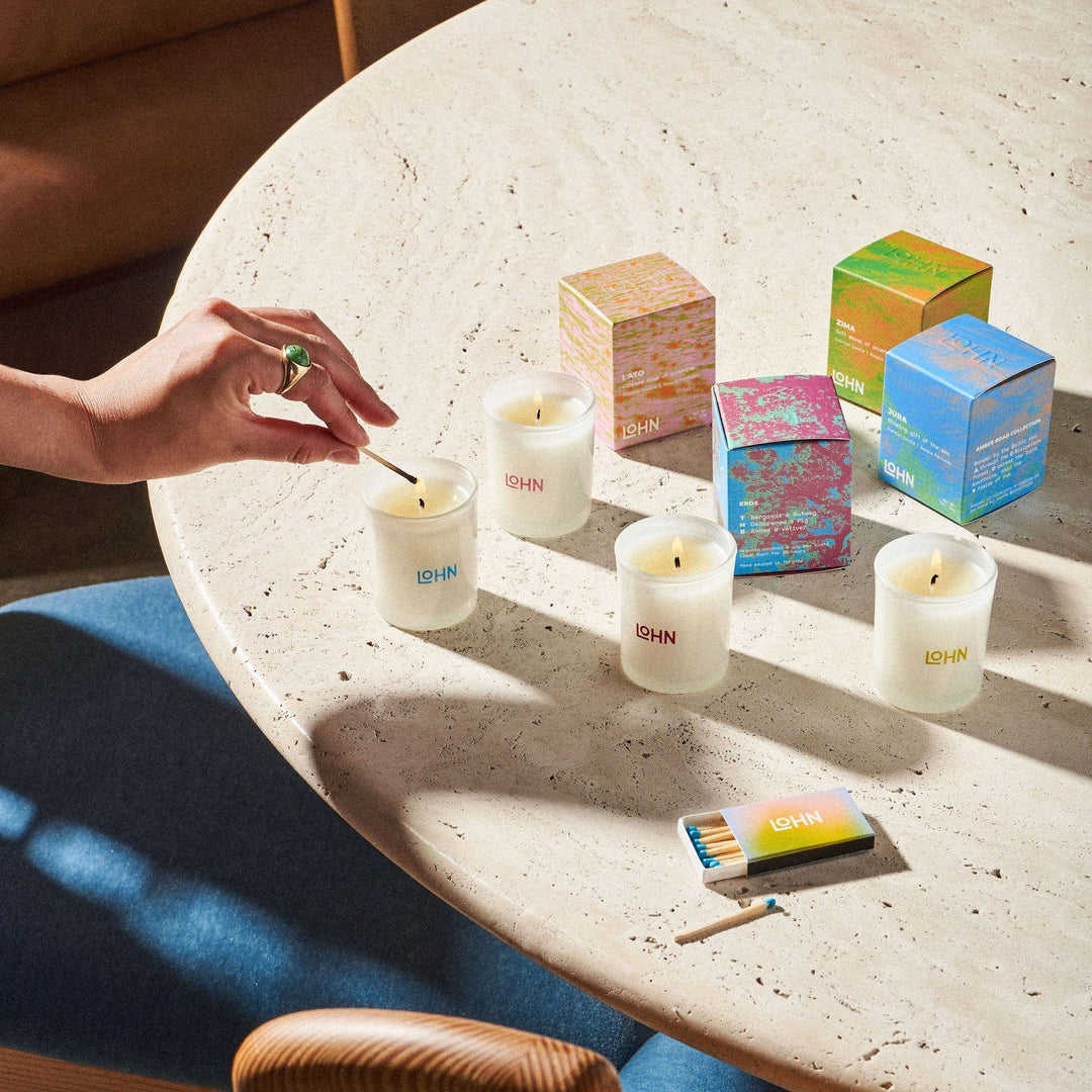 ERDE MINI CANDLE "AMBER & VETIVER"
