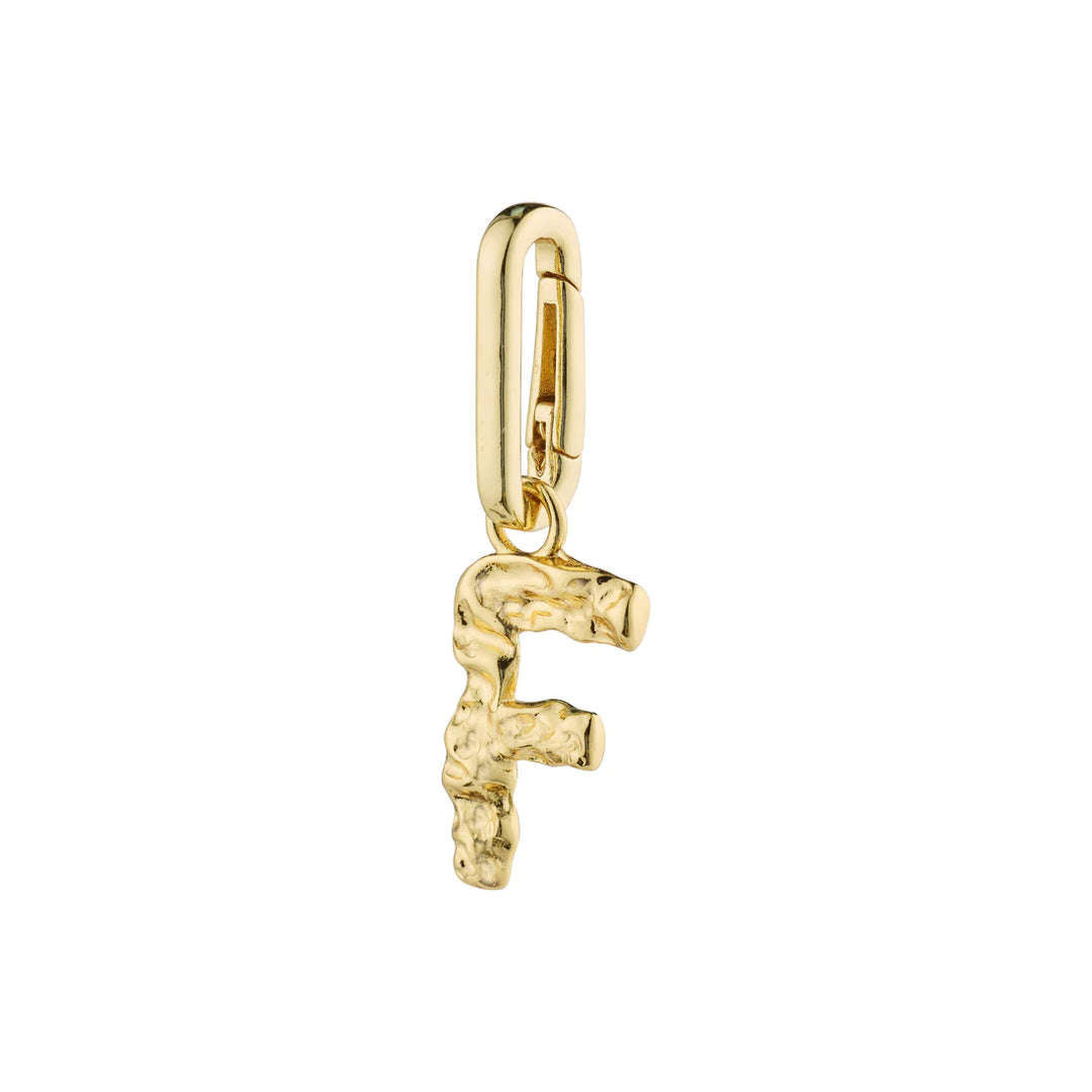 Pilgrim Charm Recycled Pendant F "Gold"