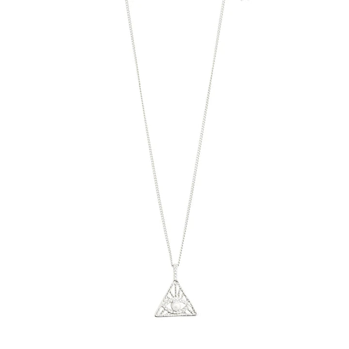 FOCUS RECYCLED NECKLACE SILVER-PLATED