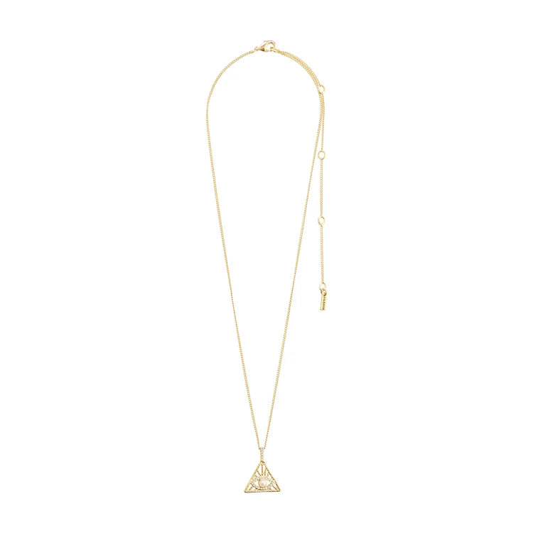FOCUS RECYCLED NECKLACE GOLD-PLATED