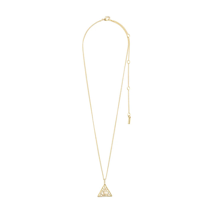 FOCUS RECYCLED NECKLACE GOLD-PLATED