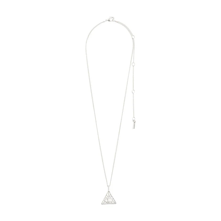 FOCUS RECYCLED NECKLACE SILVER-PLATED