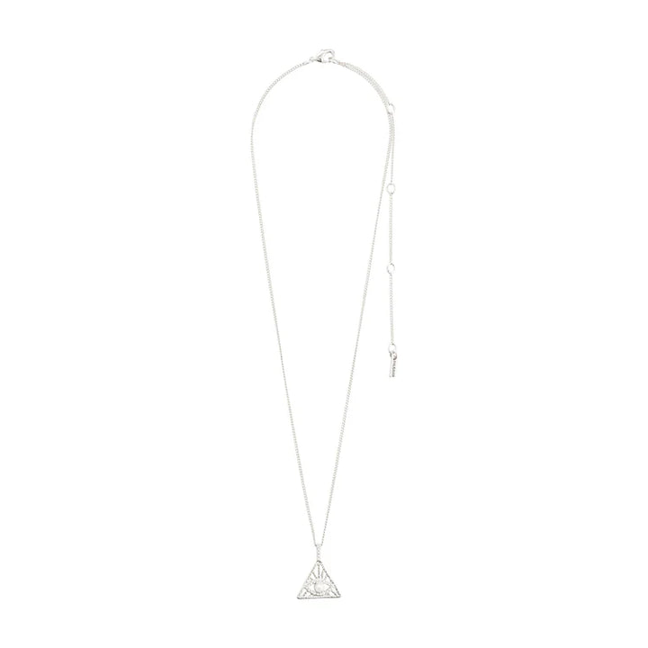 FOCUS RECYCLED NECKLACE SILVER-PLATED