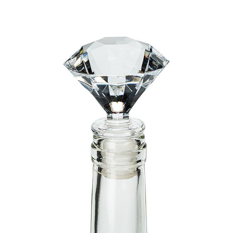 ROUND CUT GEM BOTTLE STOPPER