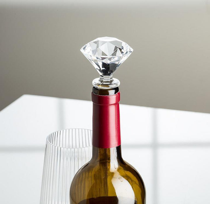 ROUND CUT GEM BOTTLE STOPPER