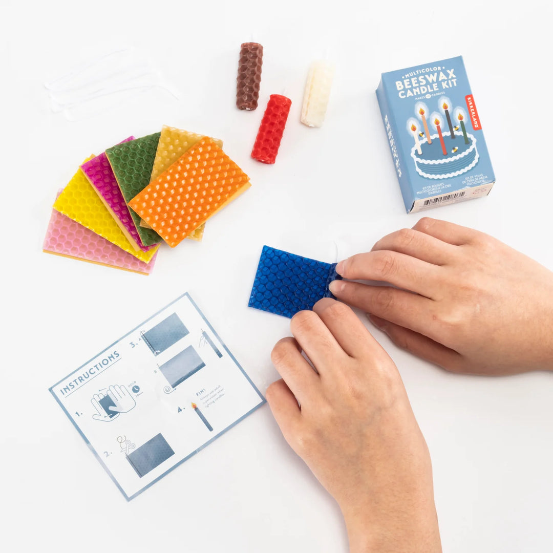 KIKKERLAND MULTICOLOR BEESWAX CANDLE KIT