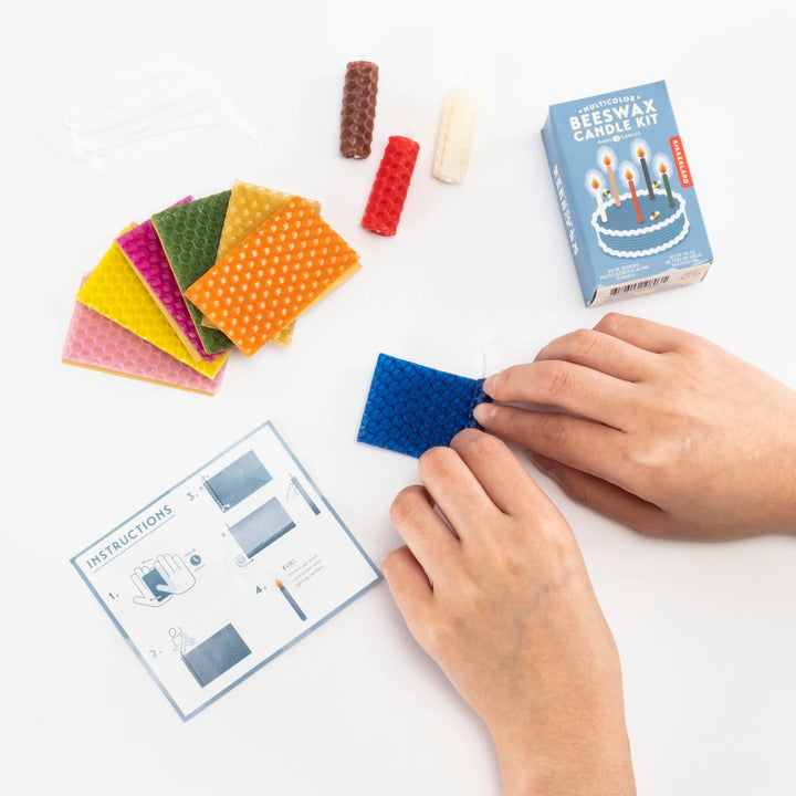 KIKKERLAND MULTICOLOR BEESWAX CANDLE KIT
