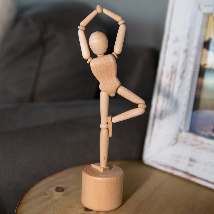 Kikkerland Yogi Push Puppet