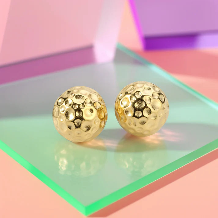 HAMMERED SPHERE STUDS