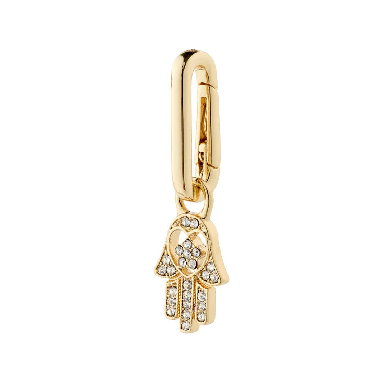CHARM RECYCLED HAMSA PENDANT GOLD-PLATED