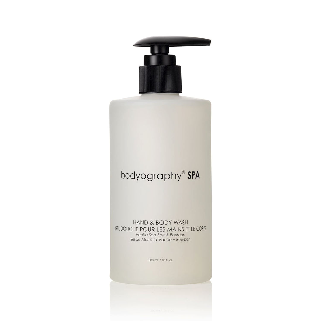 BODYOGRAPHY SPA HAND & BODY WASH - VANILLA SEA SALT BOURBON