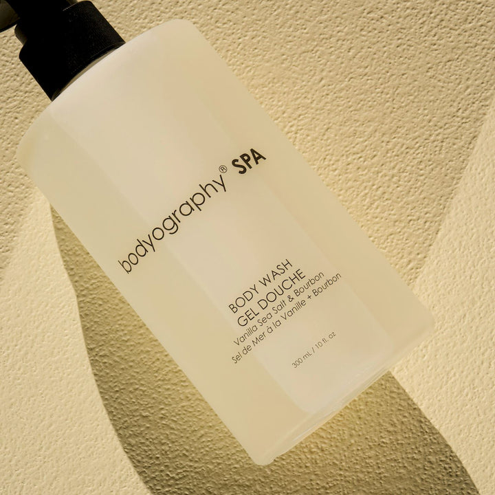 BODYOGRAPHY SPA HAND & BODY WASH - VANILLA SEA SALT BOURBON