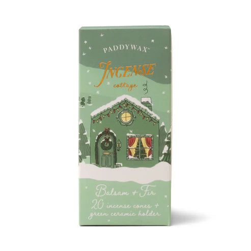 HOLIDAY TOWN INCENSE CONE HOLDER - BALSAM & FIR