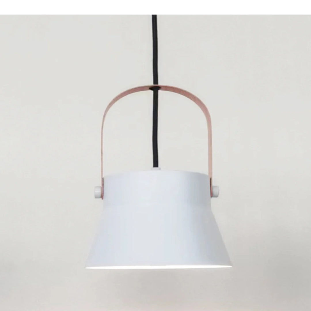 ISHA PENDANT LIGHT - WHITE 16X16X27CM