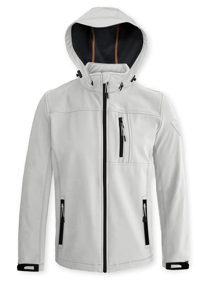 JACKSON - SOFTSHELL DEWSPO BONDED MESH JACKET "SILVER"