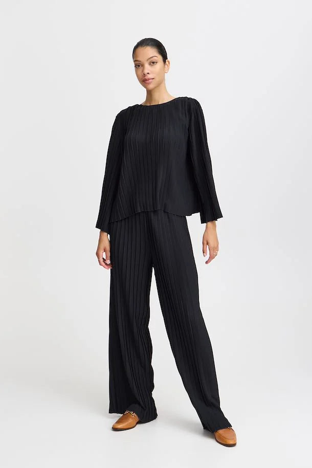 B.YOUNG JANSE BLOUSE - BLACK