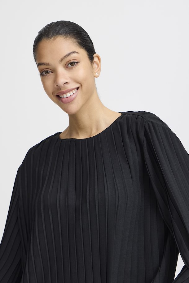B.YOUNG JANSE BLOUSE - BLACK