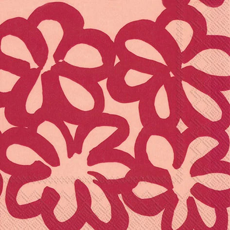 PAPER LUNCH NAPKIN - JÄTTIKUKKA ROSE