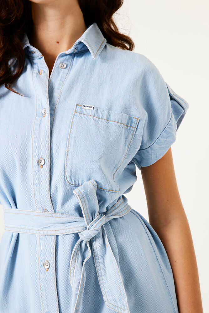 DENIM DRESS "LIGHT USED"