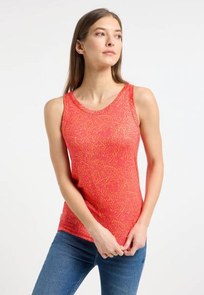 JULYANA PRINT TANK TOP "CORAL"