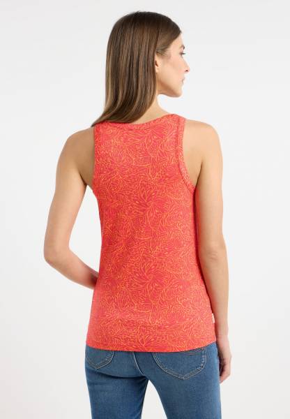 JULYANA PRINT TANK TOP "CORAL"