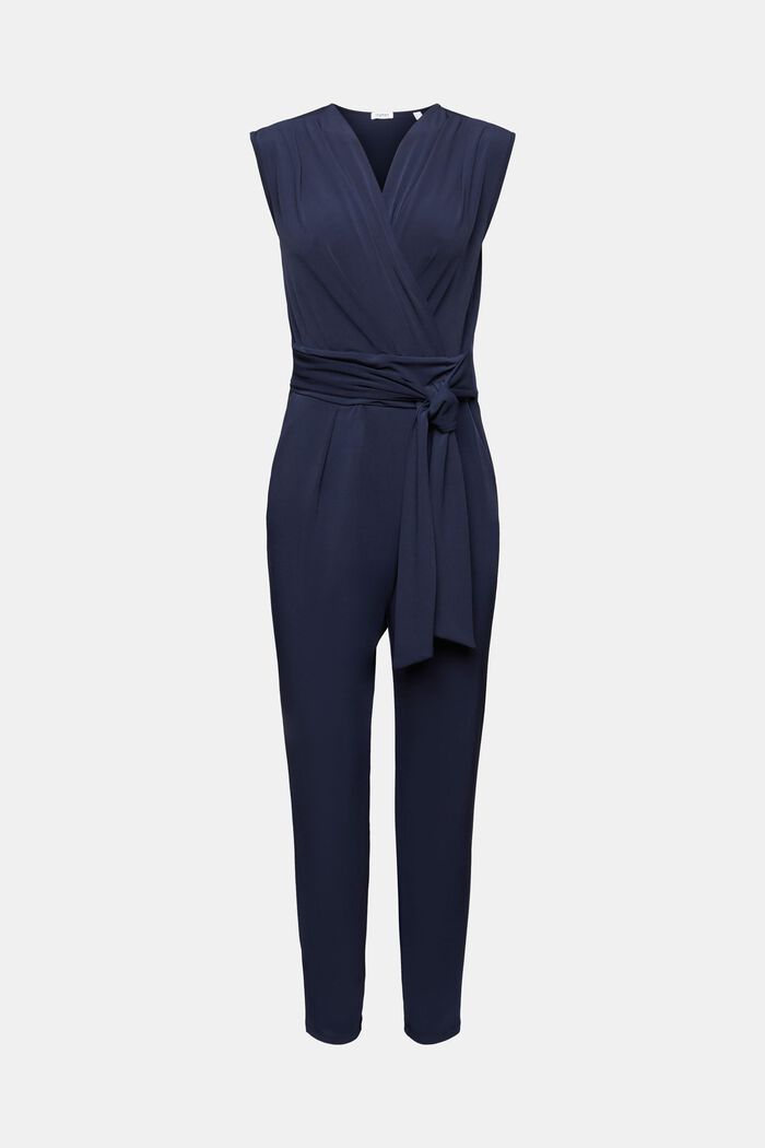 V-NECK SLEEVELESS JUMPSUIT