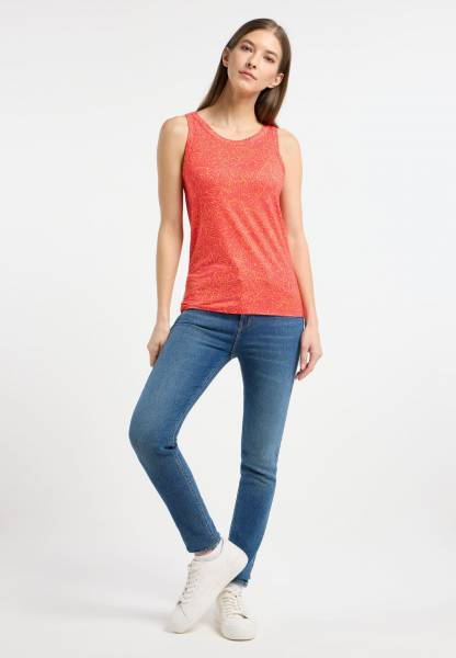 JULYANA PRINT TANK TOP "CORAL"