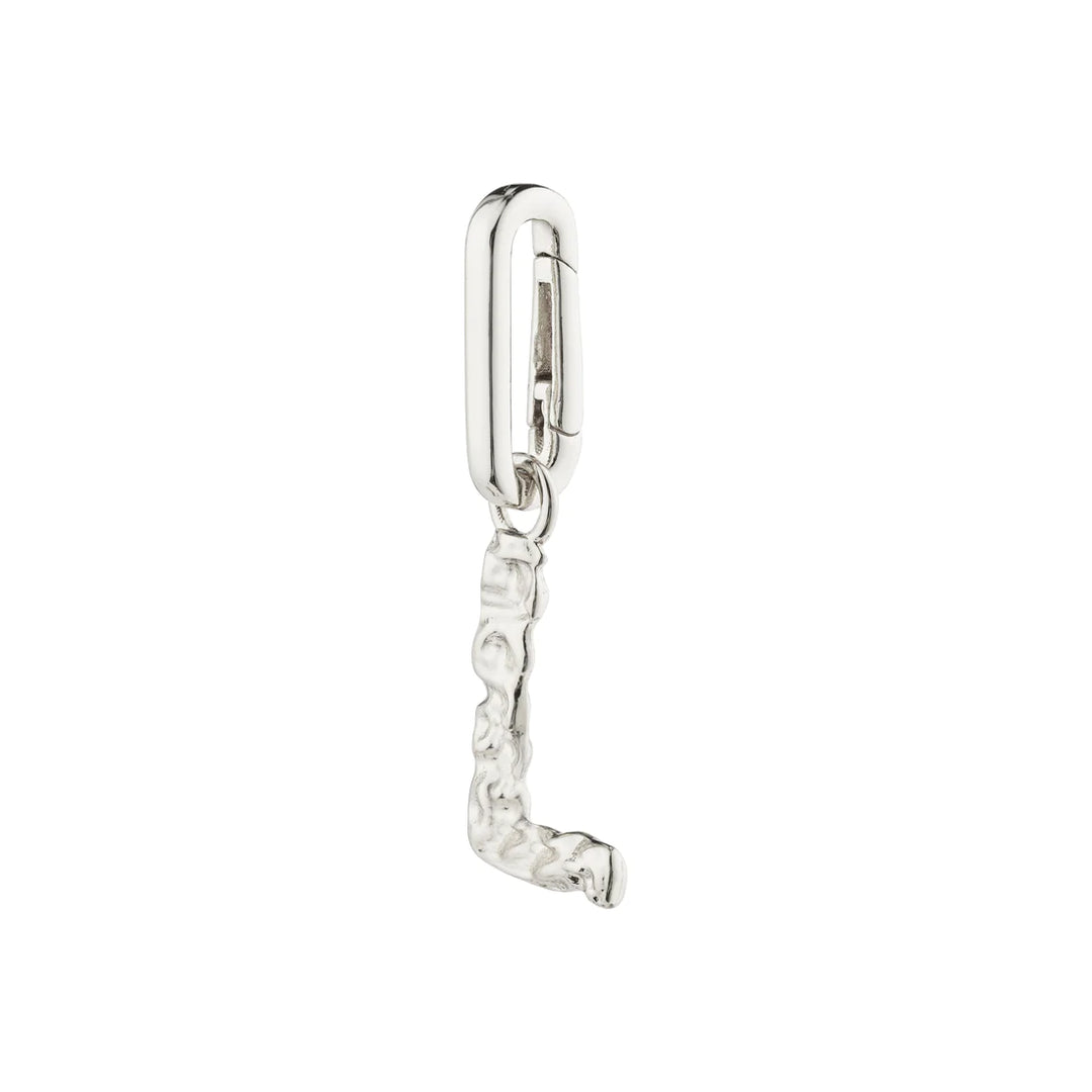 Pilgrim Charm Recycled Pendant L "Silver"