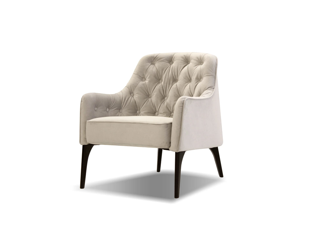 Mobital Ellington Occasional Chair In Oyster Velvet