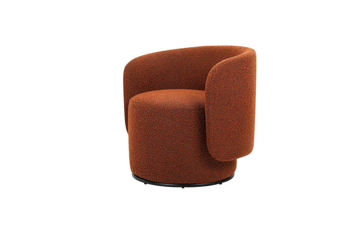 Mobital Swivel Lounge Chair Biarritz Rust