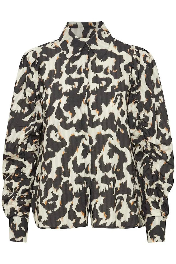 FRLELU SHIRT - BLACK AOP