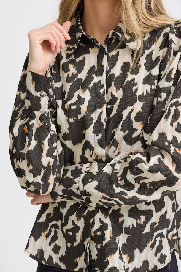 FRLELU SHIRT - BLACK AOP
