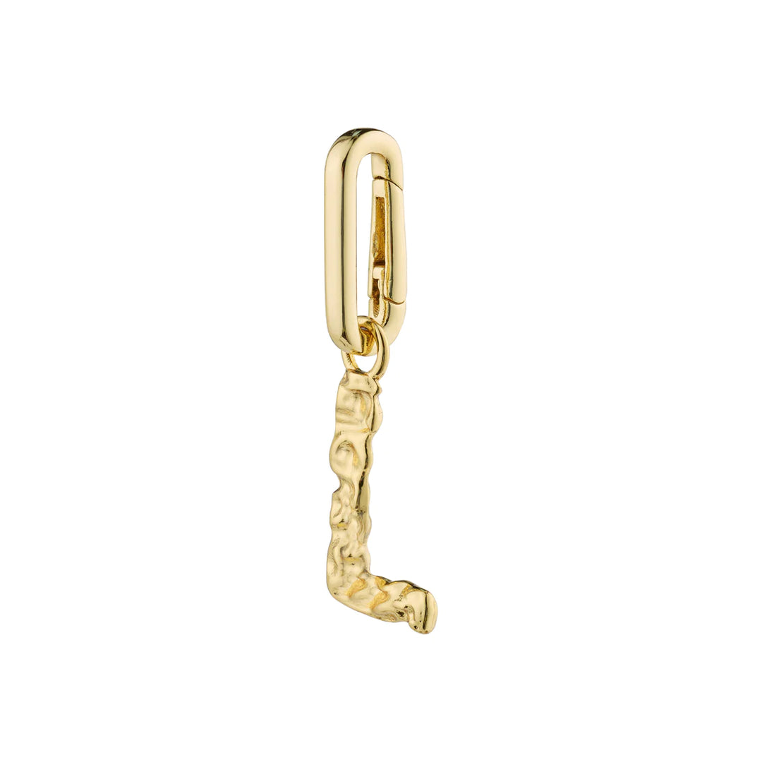 Pilgrim Charm Recycled Pendant L "Gold"