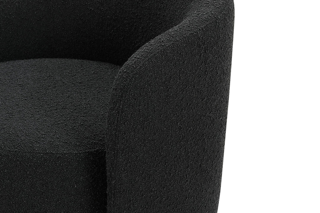BIARRITZ SWIVEL LOUNGE CHAIR IN LICORICE