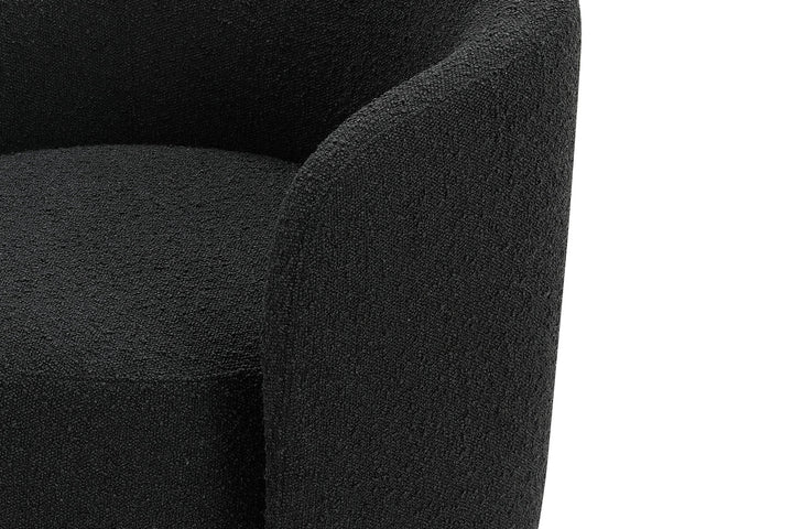 BIARRITZ SWIVEL LOUNGE CHAIR IN LICORICE