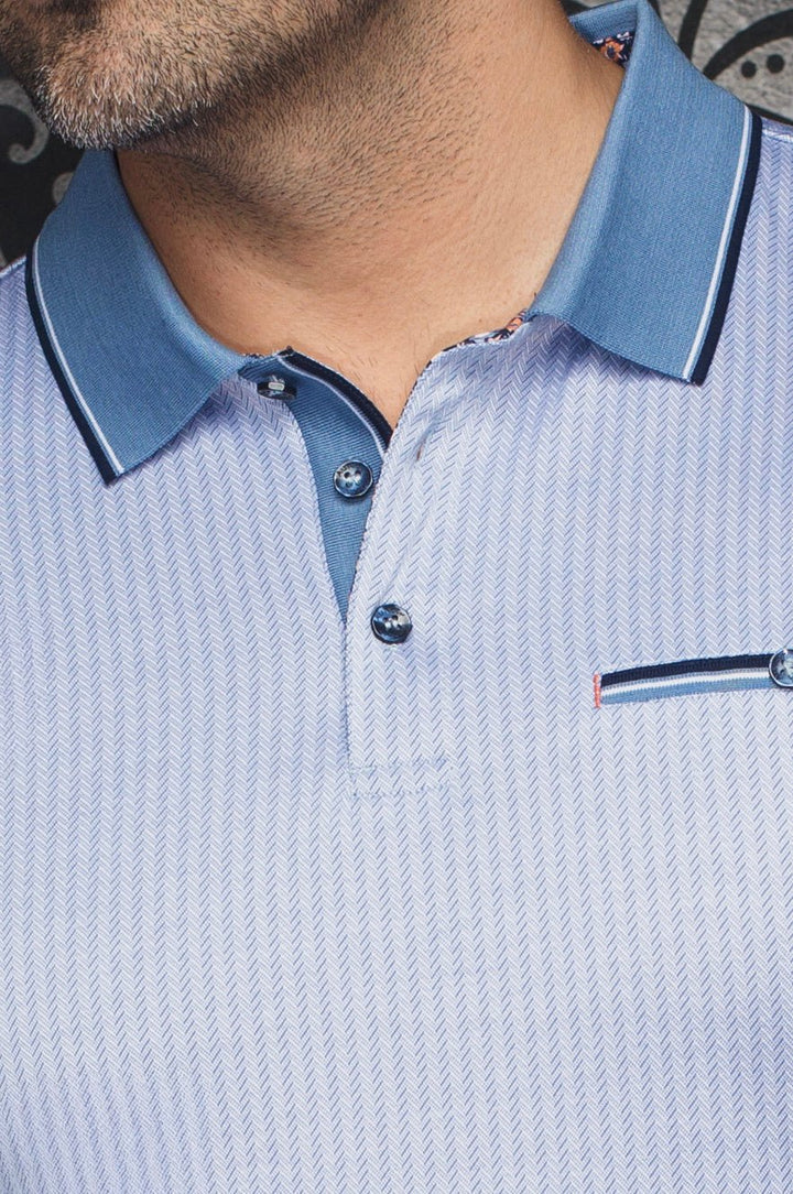 MAYBERRY POLO "LIGHT BLUE"