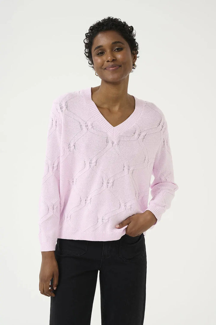 KACHARLIE PULLOVER "LILAC SNOW"