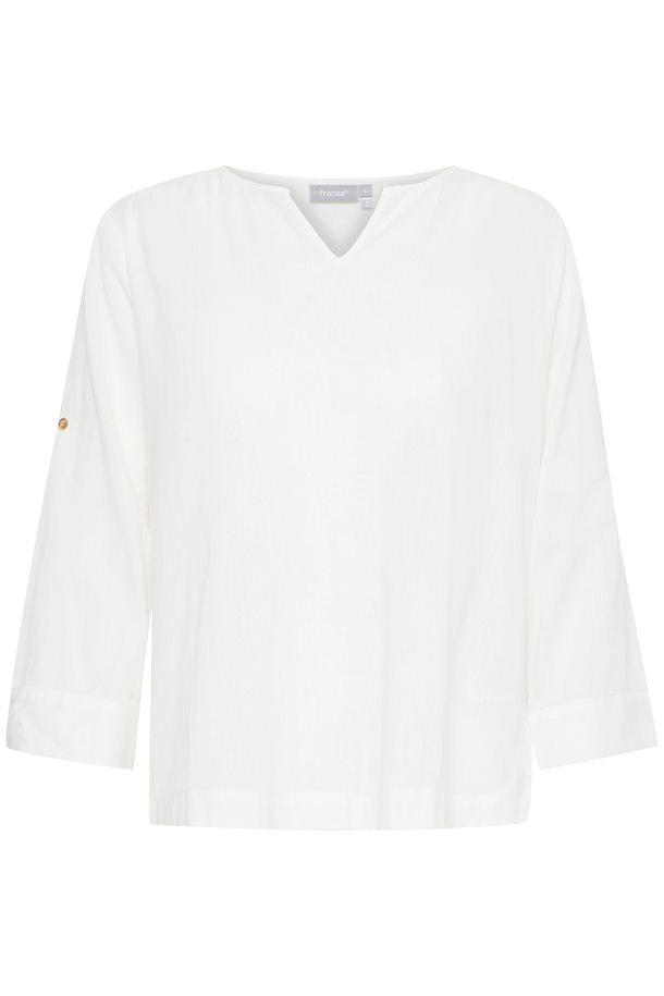 FRMADDIE BLOUSE "Blanc de Blanc"
