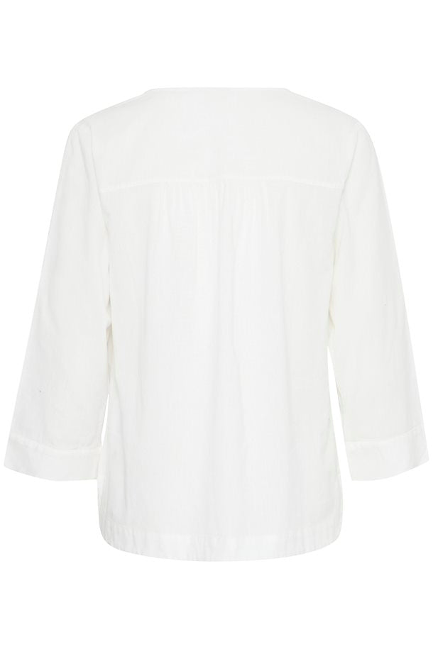 FRMADDIE BLOUSE "Blanc de Blanc"